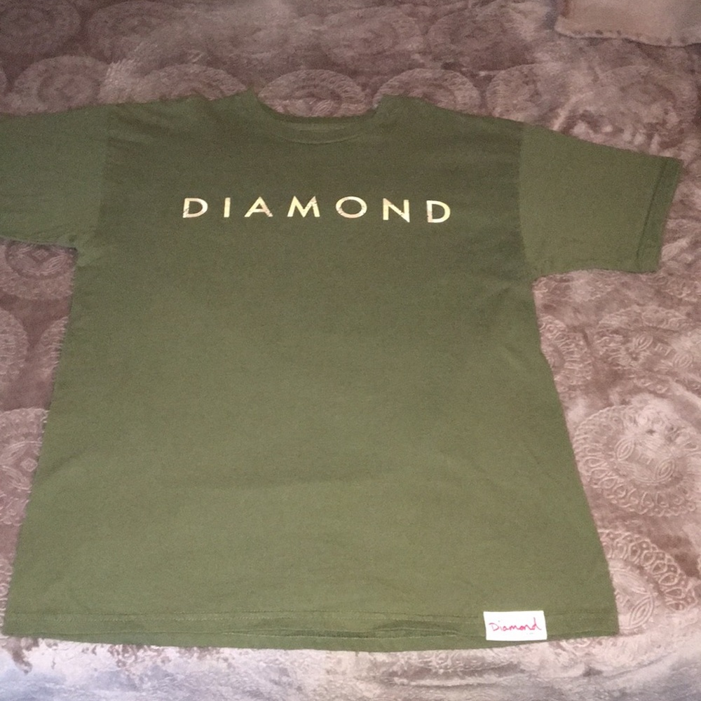 Diamond supply Co. dark green T-shirt